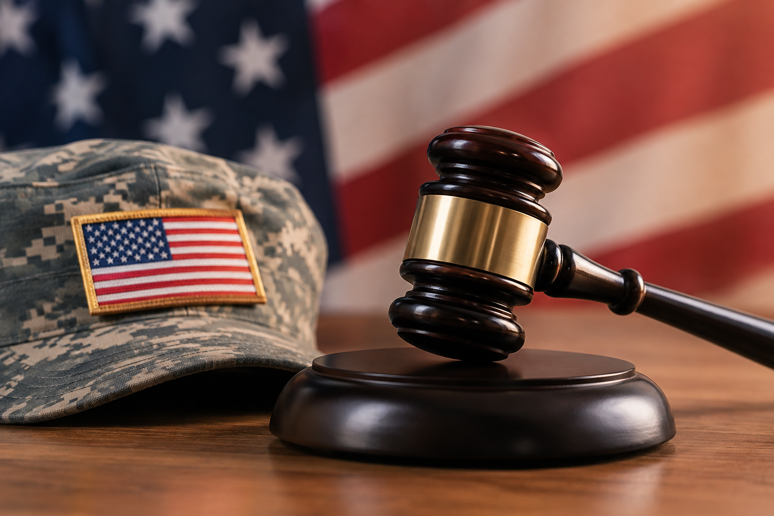 USA Hat and Gavel